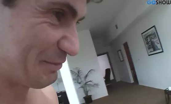 Playful brunette submits to passionate lovers rigid shaft