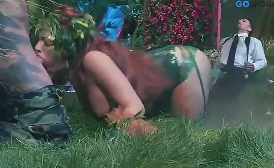 Costumed Nymphs Host Wild Orgy in Heavenly Sanctuary